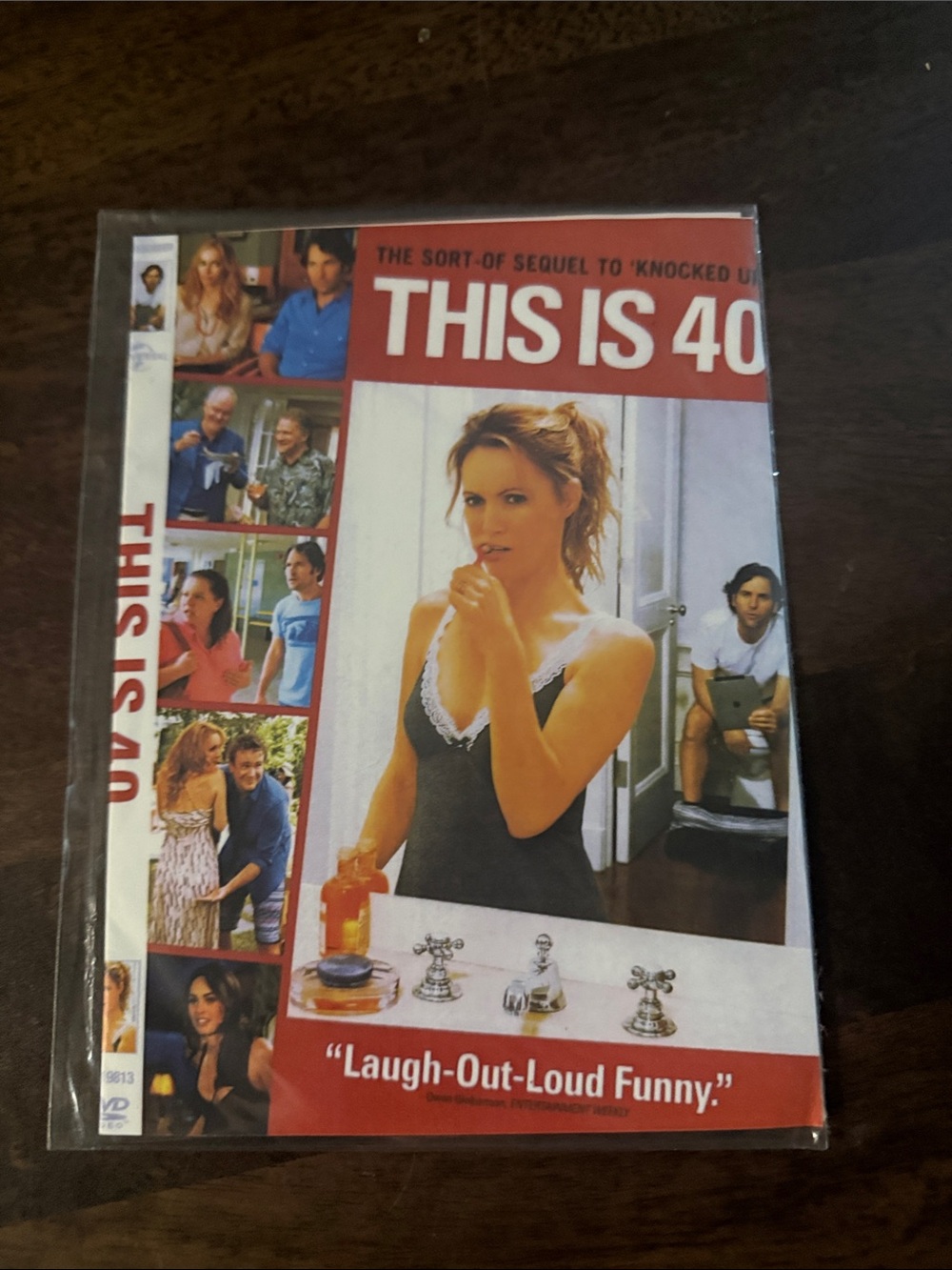 This Is 40 DVD Movie - Red, White, Black Cover